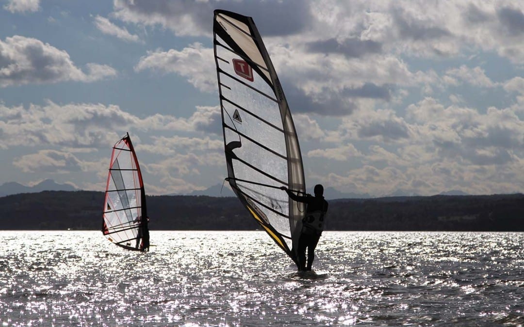 Windsurfen lernen am Starnberger See