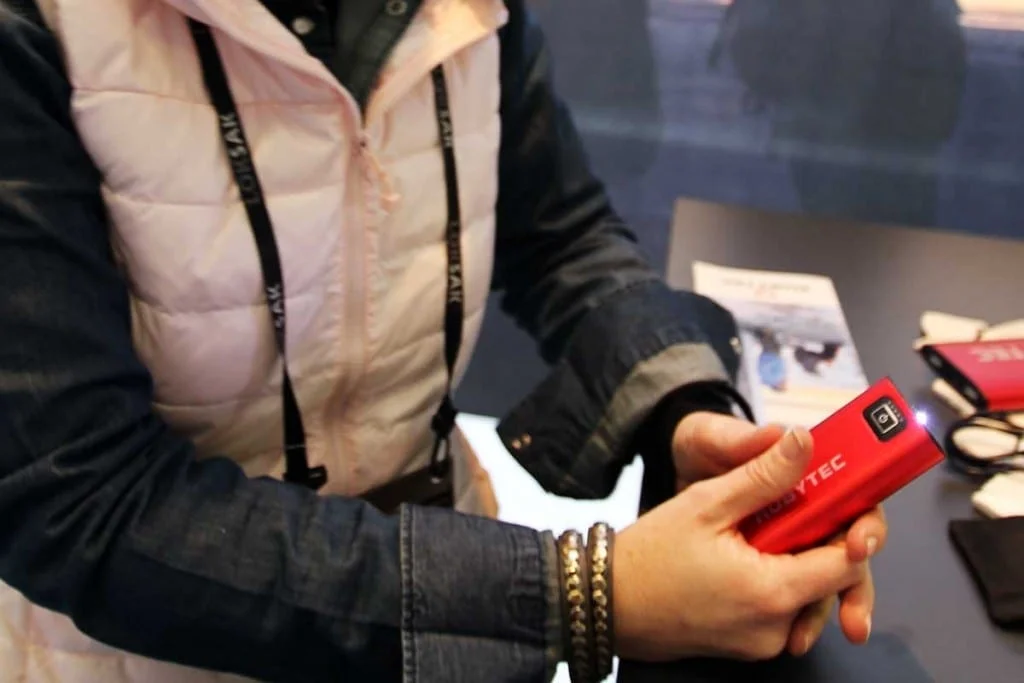 praktisch - der Akku der auch zusätzlich als Handwärmer dient