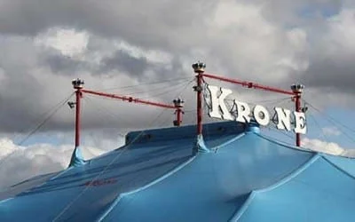 großes Circus Krone Zelt auf der Theresienwiese