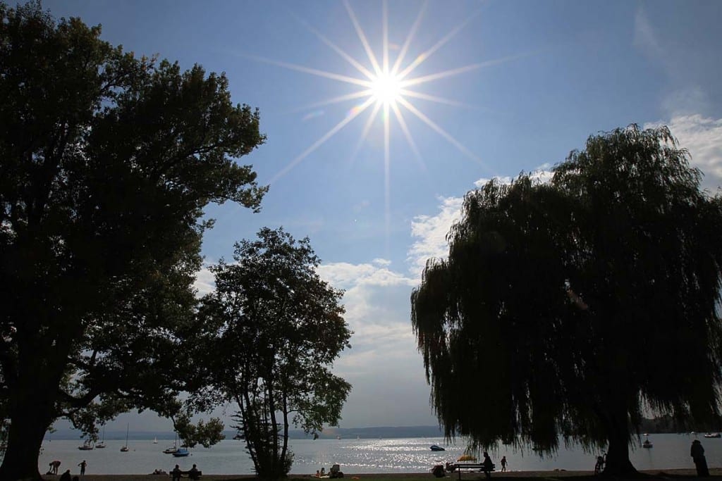 Herrsching am Ammersee, Summer at Beach