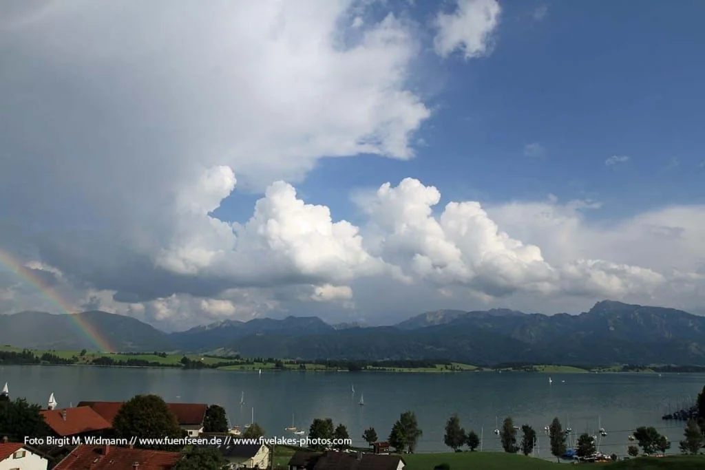 der forggensee im allgäu