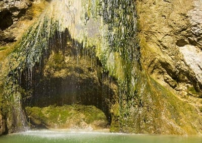 BLick auf den Plötz Wasserfall