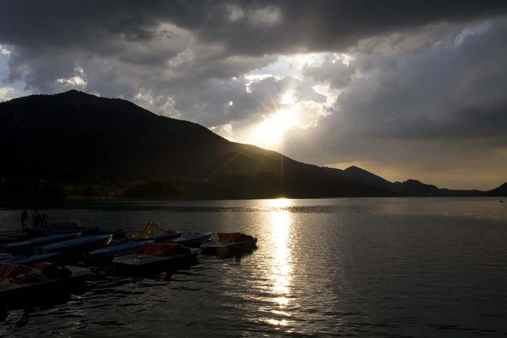 Der Fuschlsee in Österreich