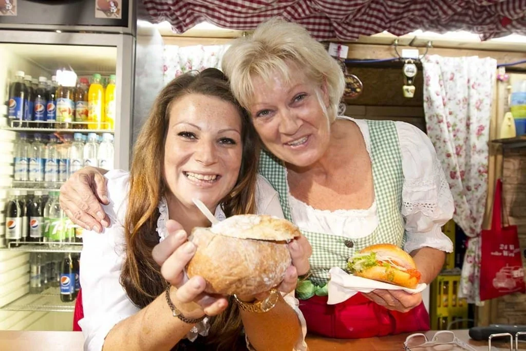 Die Gulaschkanone auf dem Oktoberfest