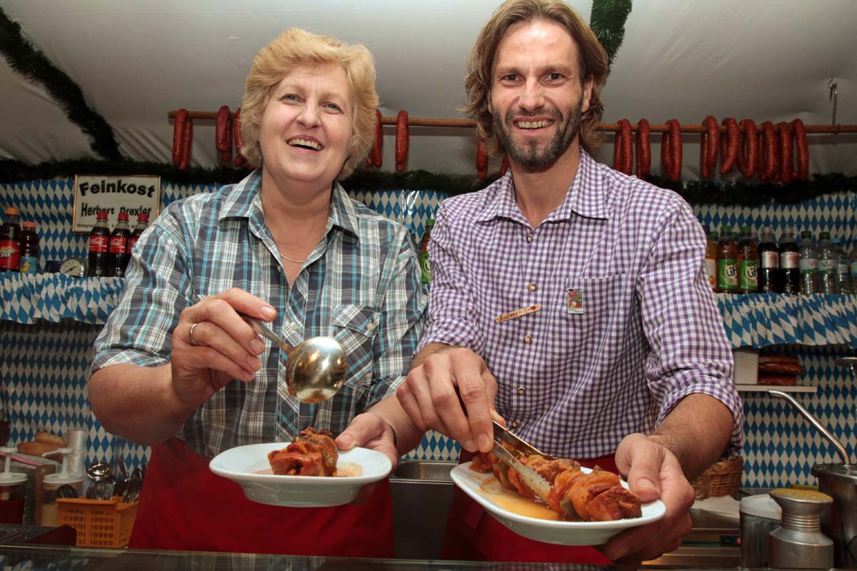 Schaschlik auf der Wiesn