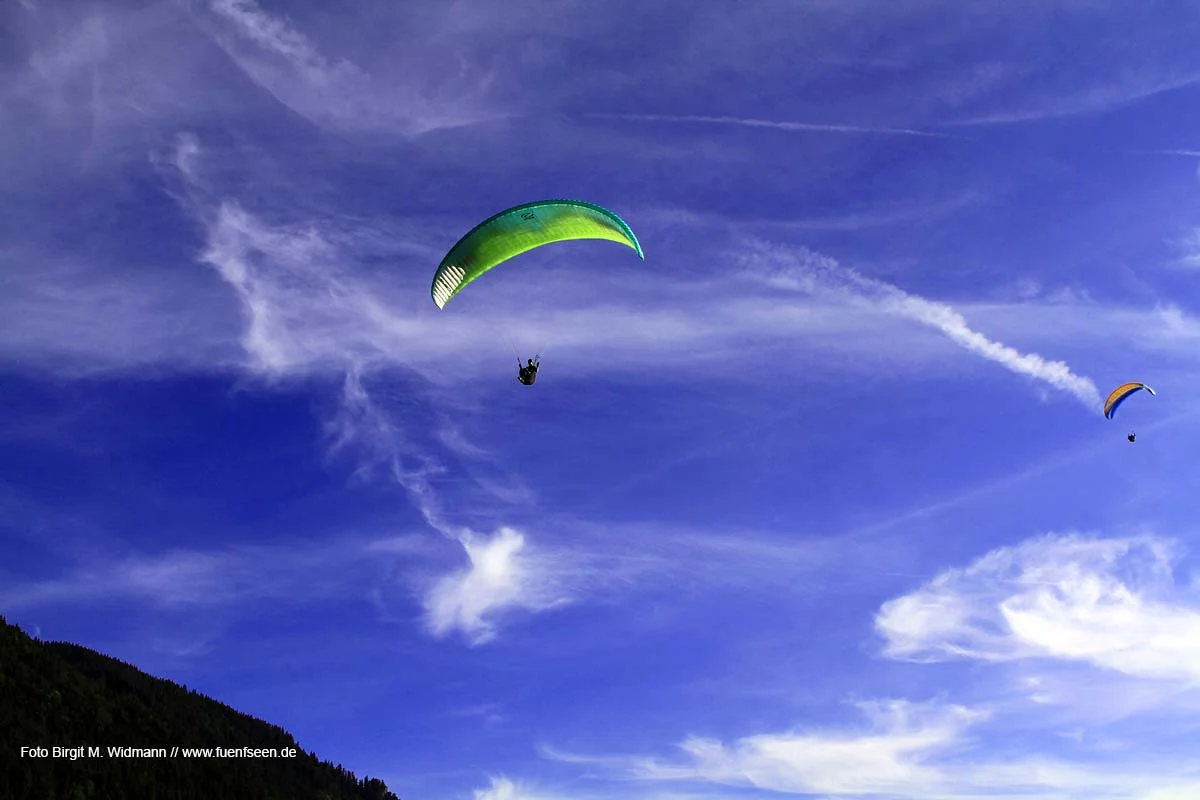Paraglider am Tegernsee