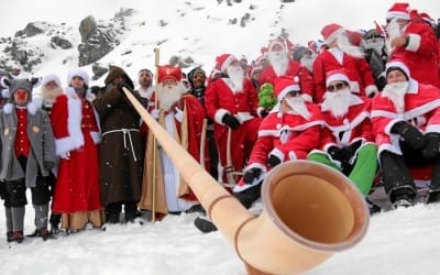 ClauWau – Rot Weisser Winterstart in Samnaun