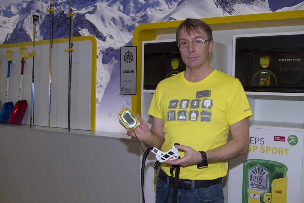 Pieps auf der ISPO in München