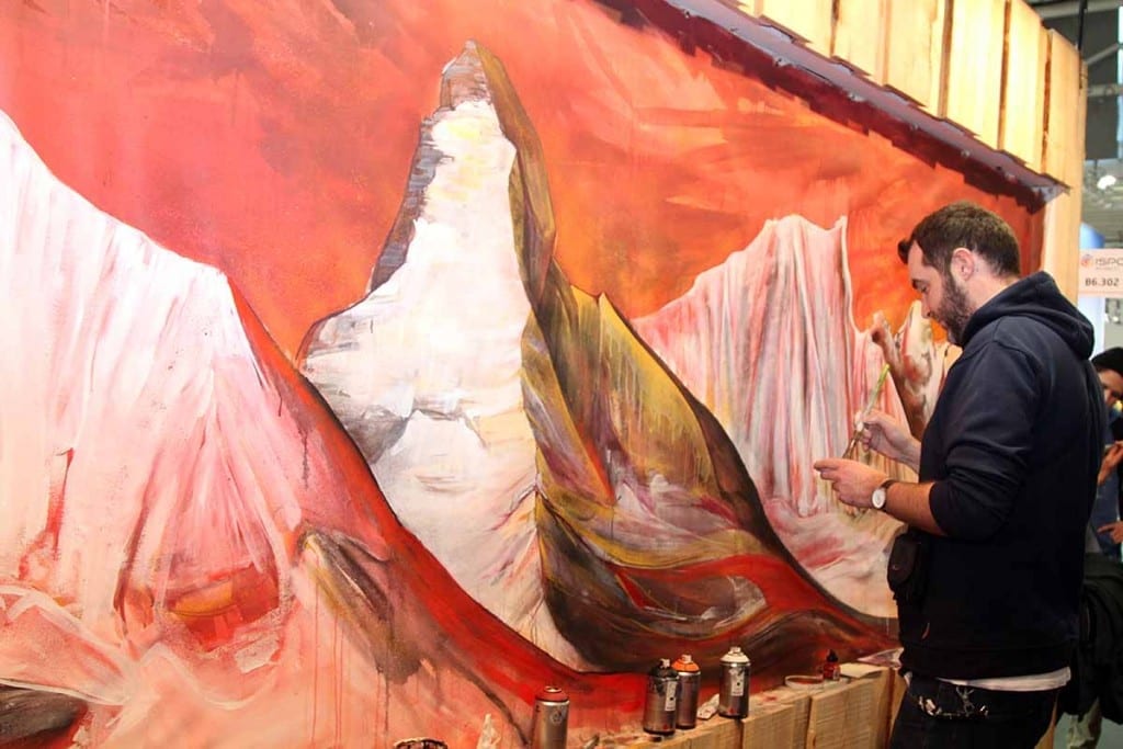 Kunst auf der ISPO