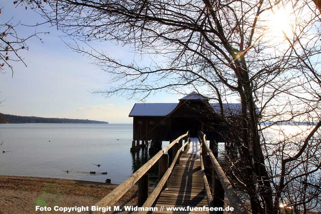 Bootshaus in Stegen am Ammersee