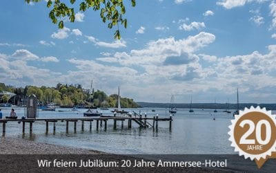 Wir feiern Jubiläum: 20 Jahre Ammersee-Hotel