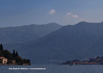 Die Region Comersee in Italien