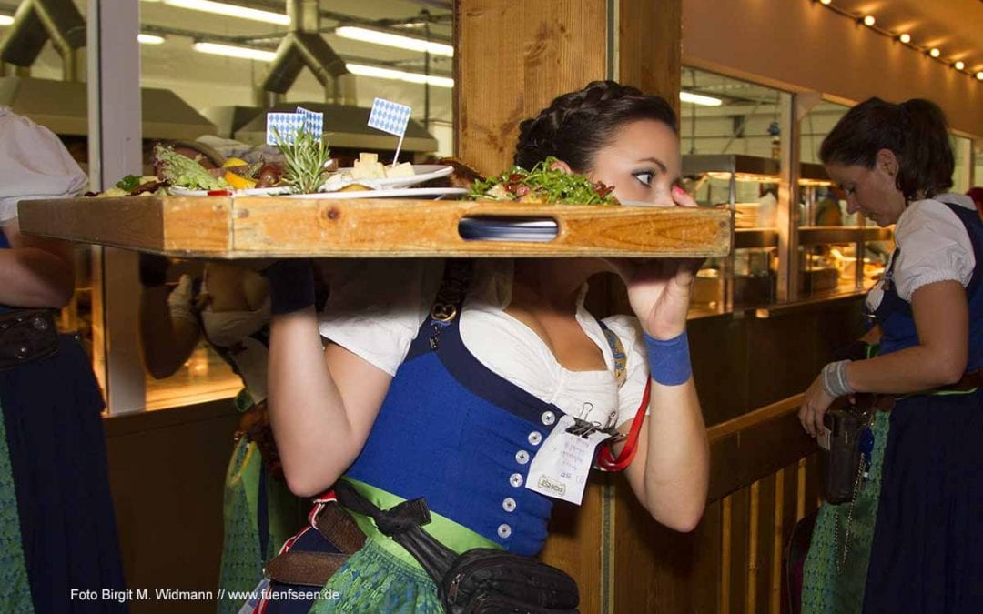 Bayerisch schlemmen im Hofbräu Zelt