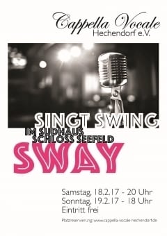 Cappella Vocale swingt im Sudhaus