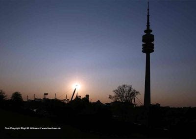Der Olympiaturm in München