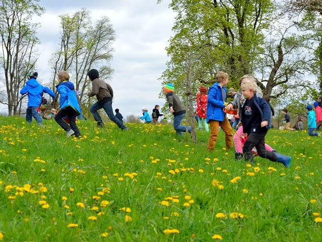 Ostereiersuchen im Schaggy Park