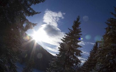 Schneeschuhwandern und Ritualfeuer