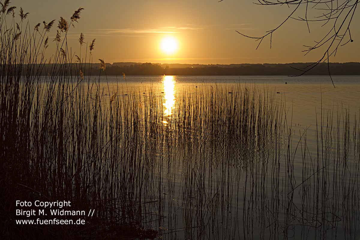 Sonnenuntergang Richtung Dießen