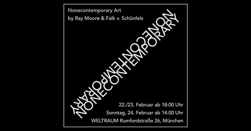 Nonecontemporary Art Ray Moore und Falk von Schönfels