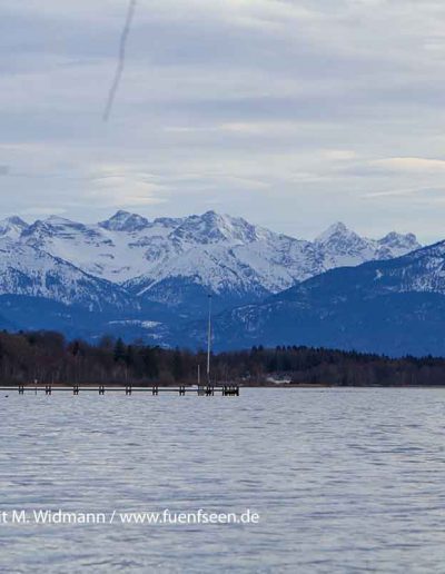fuenfseen de Starnberger See mit Alpenblick Region StarnbergAmmersee