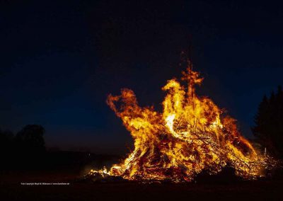 Osterfeuer in Bayern Corona Ausgabe