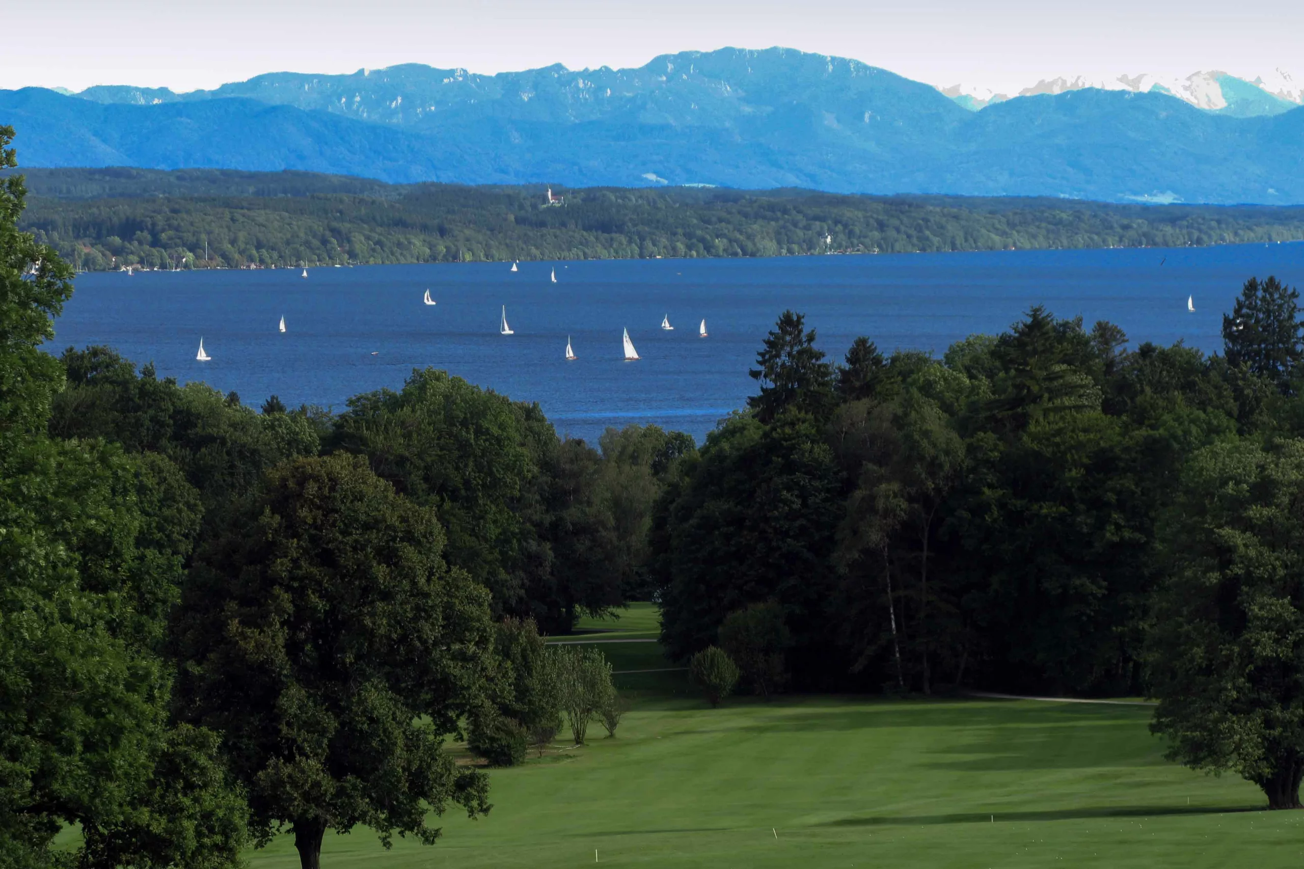 Ausblick auf den Starnberger See Ausblick auf den Starnberger See