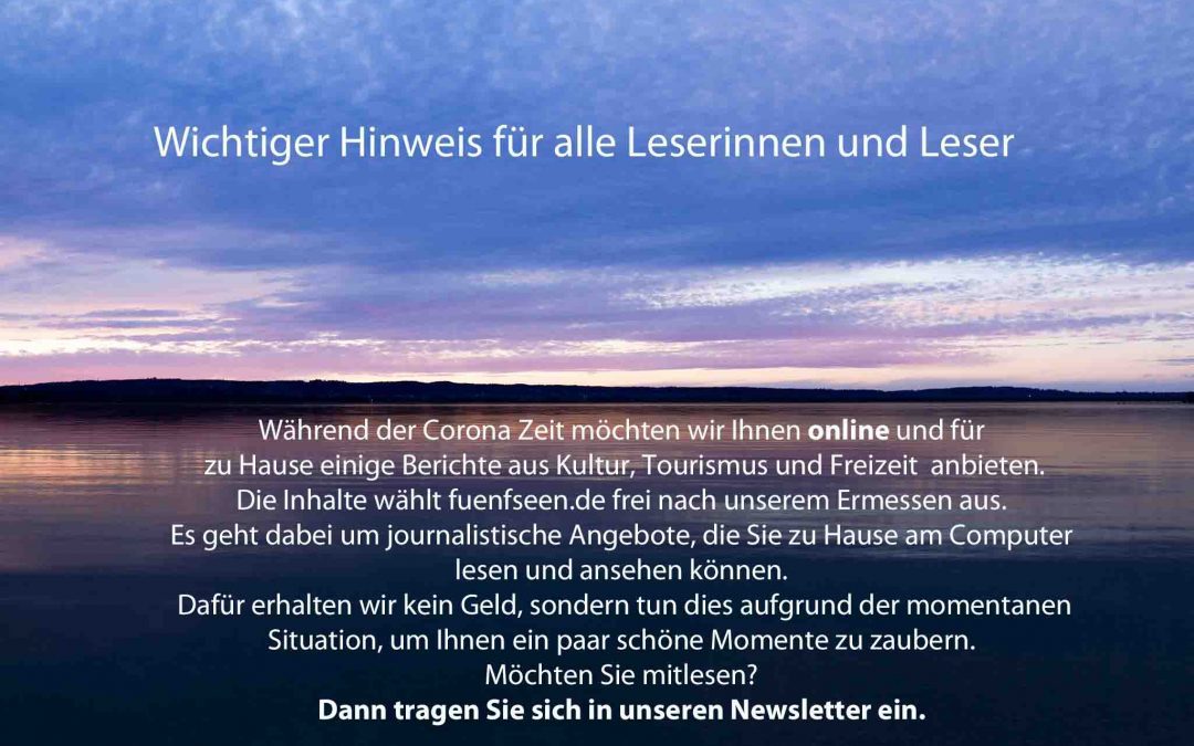 wichtige Information für unsere Leserinnen und Leser