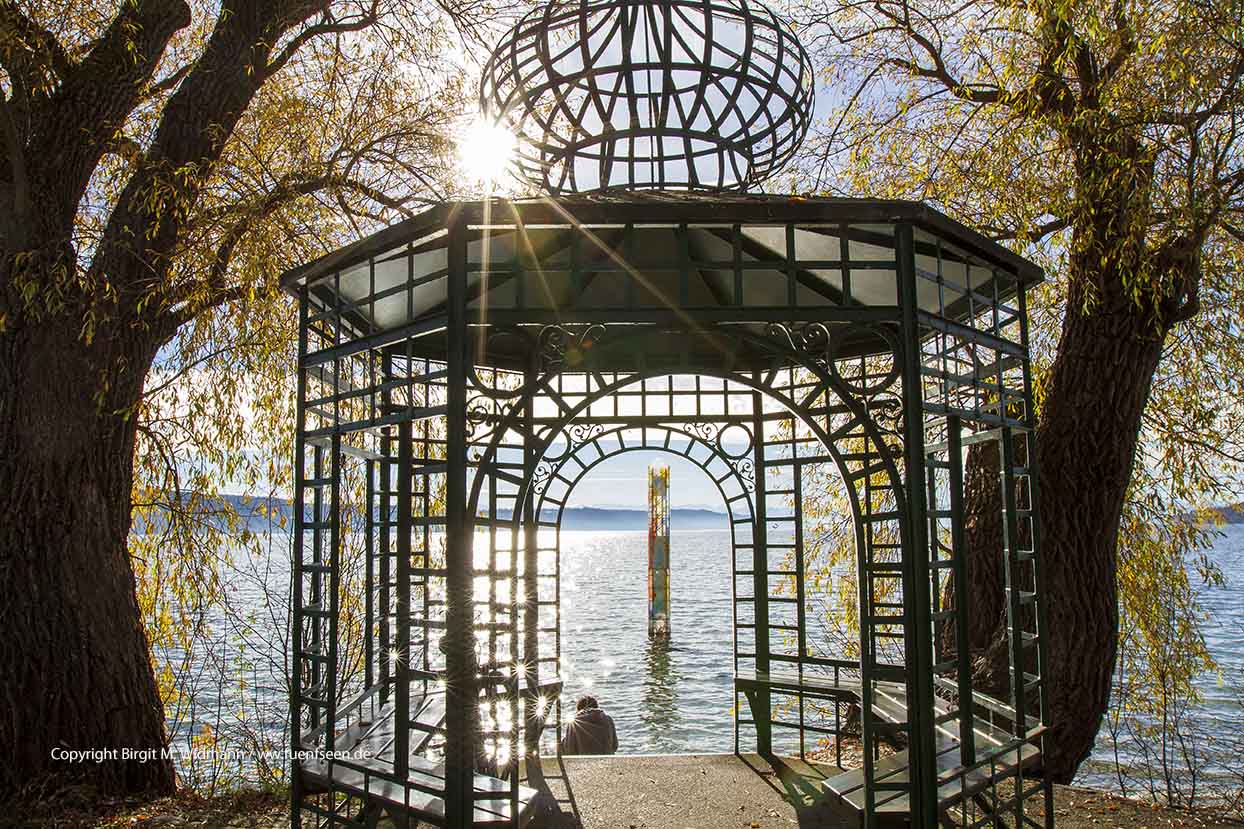 Starnberger See Starnberg Pavillon Starnberger See Herbst