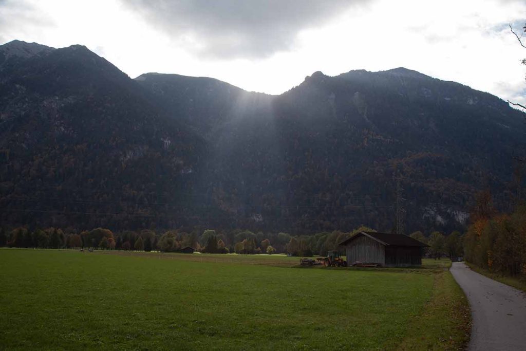 Schäden für die Landschaft durch den Kramertunnel