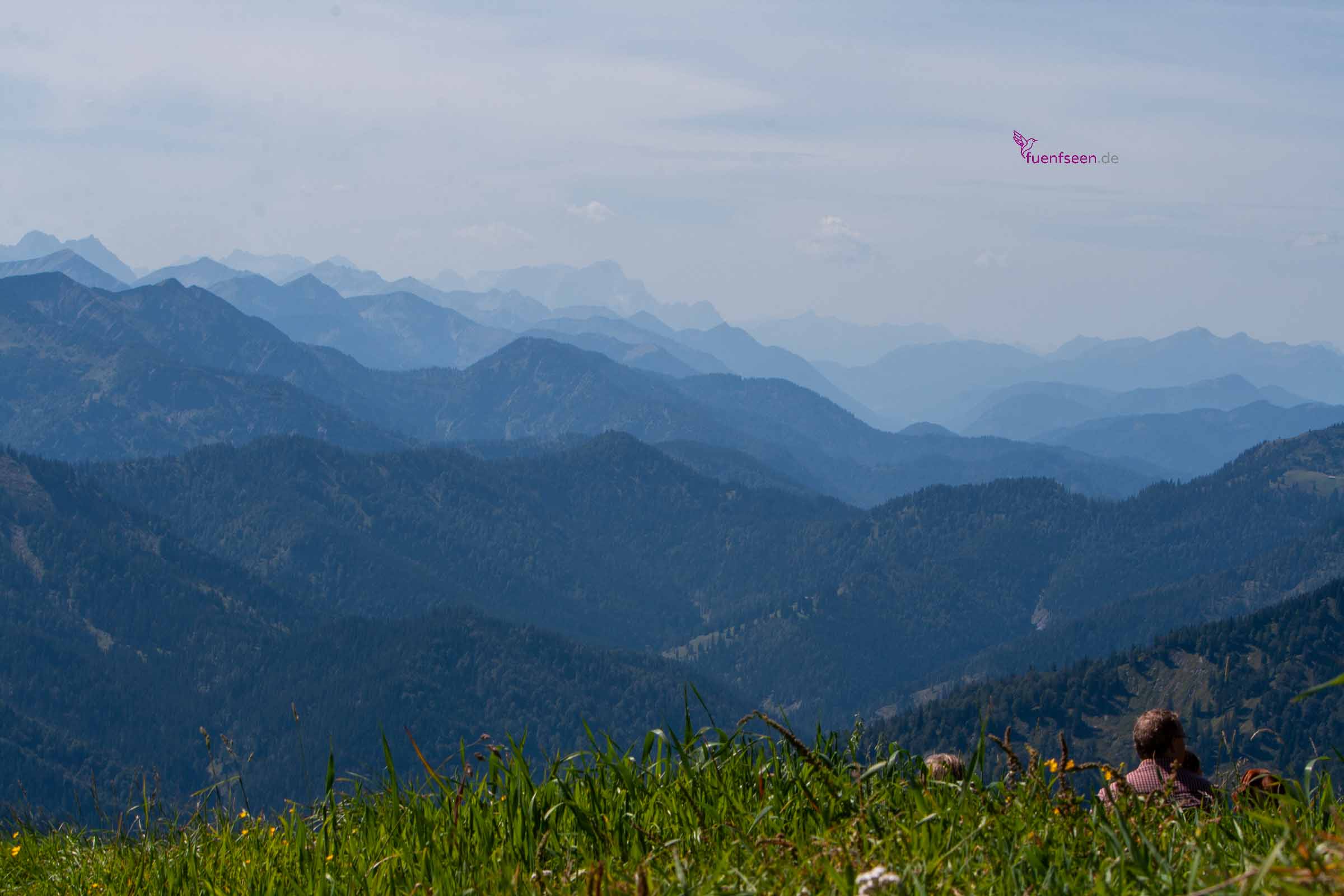 spitzingsee am Gipfel des Rotwandhauses bayern deutschland