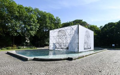 Kunstinstallation Neptunbrunnen München verlängert