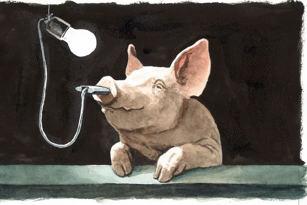 Museum Penzberg Schwein gehabt Ausstellung Notstromaggregat