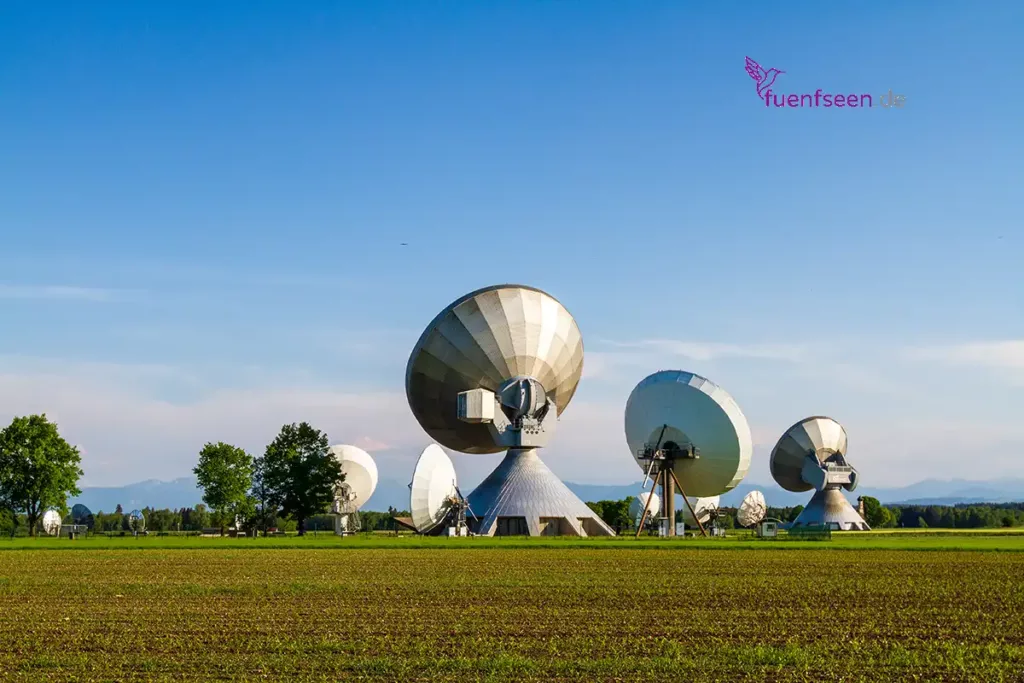 Radom Erdfunkstation Raisting am Ammersee in Bayern