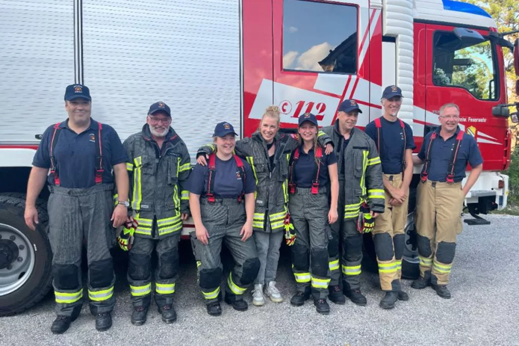 Feuerwehr Bernried begrüßt Christine Eixenberger Starnberger See