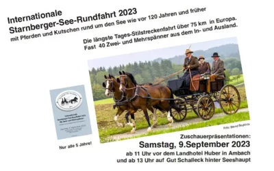 09.09.2023 Internationale Starnberger-See-Rundfahrt für Zwei- und Mehrspänner