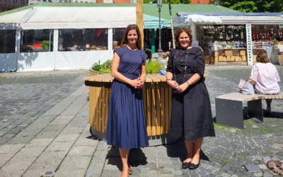 Viktualienmarkt München aufgehübscht