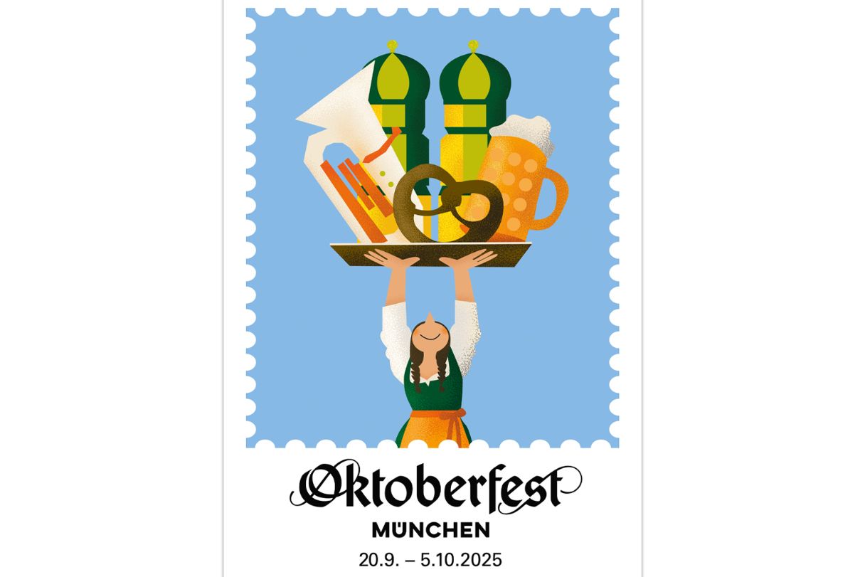 Oktoberfestmotiv 2025 das offizielle Oktoberfestplakat 2025