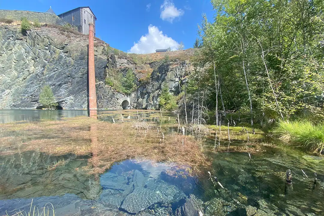 Staatsbruch Lehesten_Blick zum Pferdegöpel_Gunter Werrmann