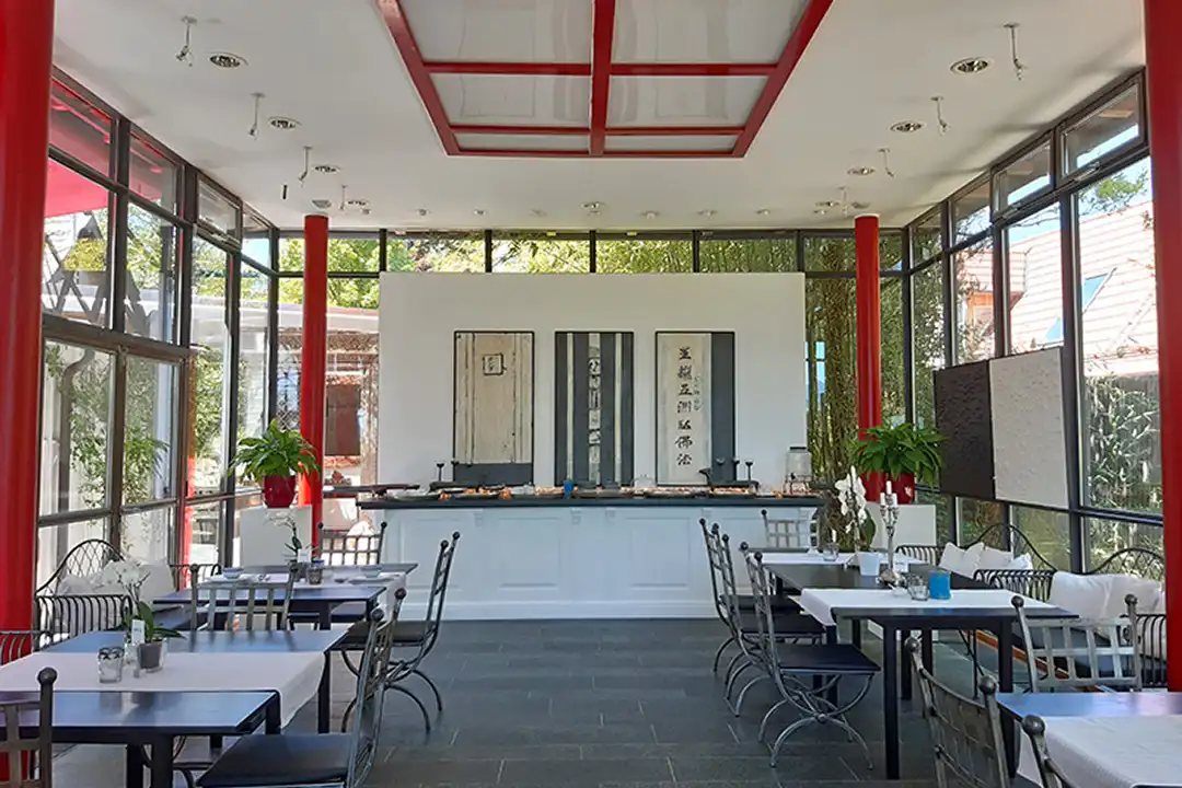 Galerie & Art-Hotel am Eichholz Wintergarten am Staffelsee