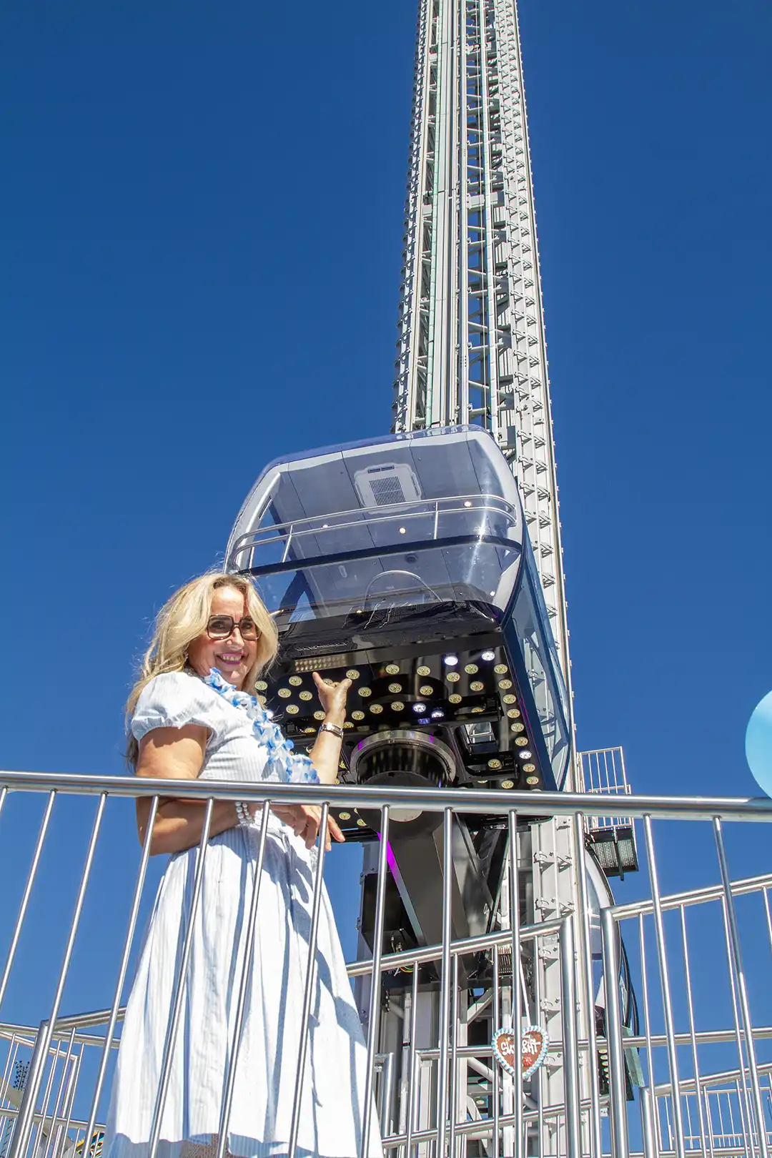 Die Aussicht von oben auf das Oktoberfest 2025