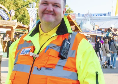 Der CHef der SIcherheitstruppe