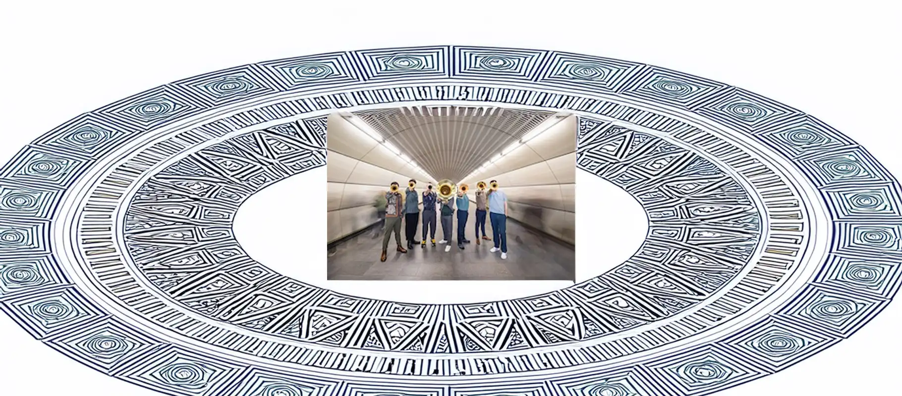 fuenfseen-federspiel wir und jetzt Kopie Gruppe von Menschen in U-Bahn